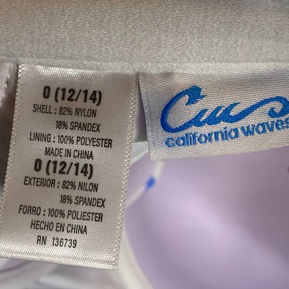 California Waves Bathing Suit Top - Picture 4 of 4